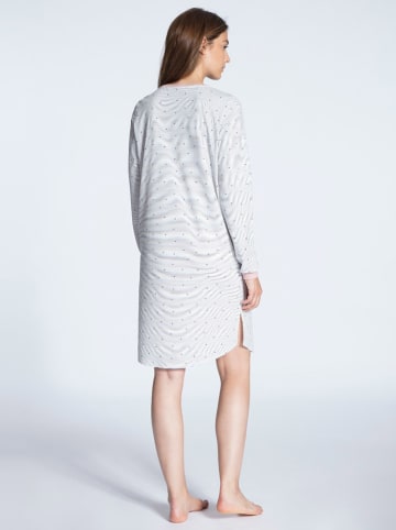 Calida Nachthemd in Weiß/ Rosa