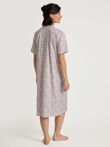 Calida Nachthemd in Pink/ Türkis/ Weiß
