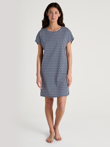 Calida Nachthemd in Schwarz/ Rosa