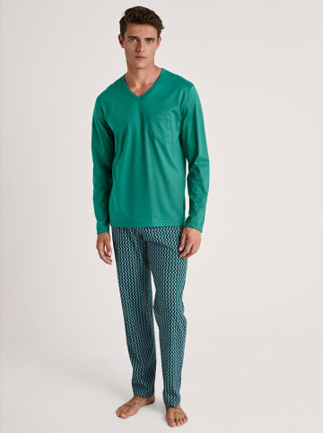 Calida Pyjama in Grün
