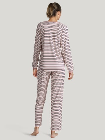 Calida Piżama w kolorze jasnoróżowo-czarnym