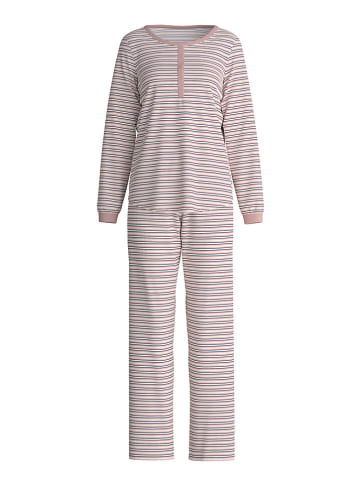 Calida Pyjama in Rosa/ Schwarz