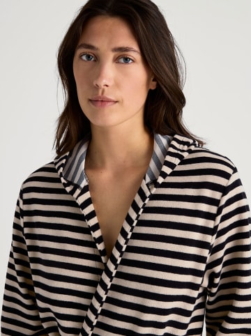 Calida Szlafrok w kolorze beżowo-czarnym