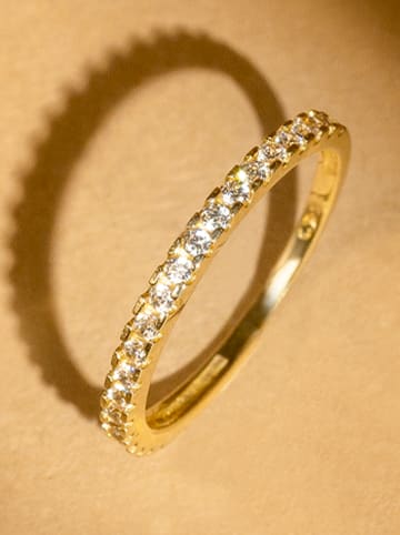 OR ÉCLAT Gouden ring "Délicatesse" met zirkonia's