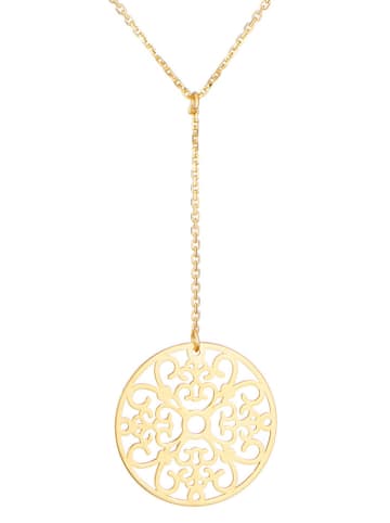 OR ÉCLAT Vergold. Halskette "Rosace pendante" - (L)42 cm