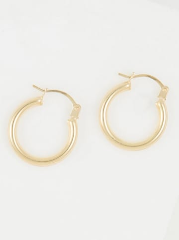 OR ÉCLAT Złote kolczyki-kreole "Théa"