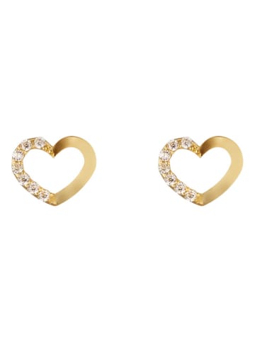 OR ÉCLAT Gold-Ohrstecker "Only You" mit Edelsteinen