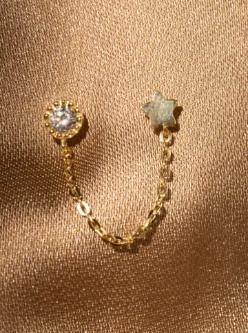 OR ÉCLAT Gold-Ohrstecker "Royal" mit Edelstein