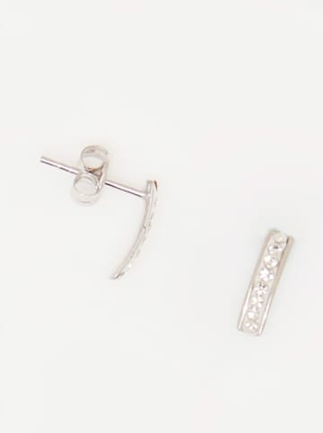 L instant d Or Weißgold-Ohrstecker mit Zirkonias "Olvera"