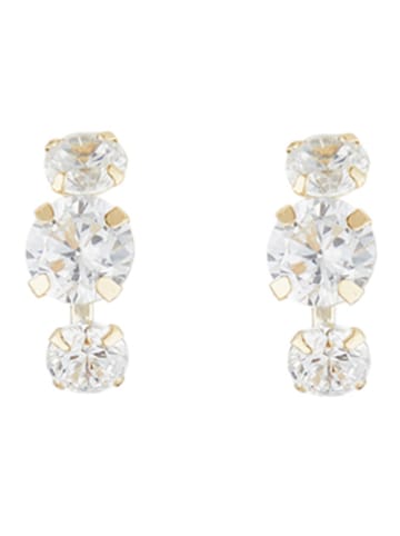 OR ÉCLAT Gouden oorstekers "Puces brillantes" edelstenen