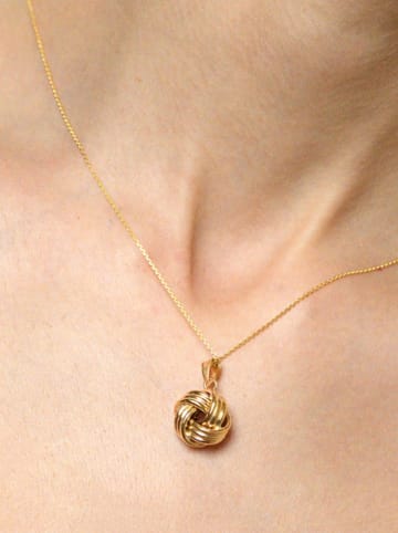 OR ÉCLAT Gouden ketting met hanger "Noeud"