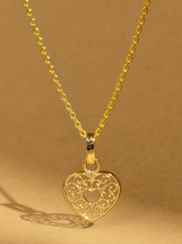 OR ÉCLAT Gouden hanger "Coeurs arabesque"