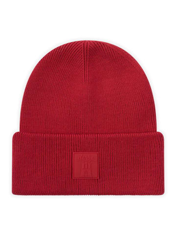 Derbe Mütze in Rot