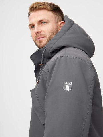 Derbe Regenjacke in Grau