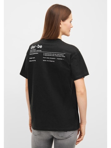 Derbe Shirt in Schwarz