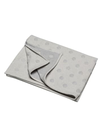 David Fussenegger Decke "Riga - Punkte" in Grau