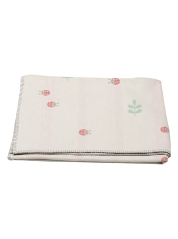 David Fussenegger Decke "Lena - Käfer" in Creme