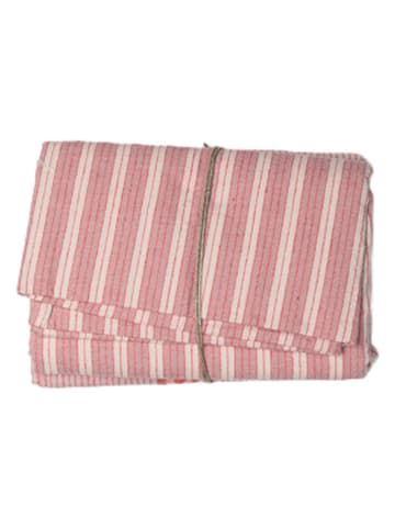 David Fussenegger 2er-Set: Strandtücher ''Nizza - Herzen'' in Rosa - (L)150 x (B)80 cm