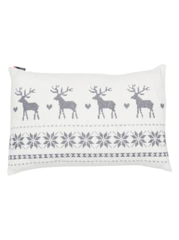 David Fussenegger Poszewka "Silvretta" w kolorze biało-szarym na poduszkę