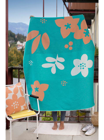 David Fussenegger Poszewka "Silvretta" w kolorze pomarańczowo-jasnoróżowym na poduszkę