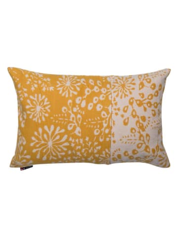 David Fussenegger Kissenhülle "Jade - Floral" in Senf