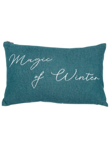 David Fussenegger Poszewka "Diva - Magic of Winter" w kolorze turkusowym na poduszkę