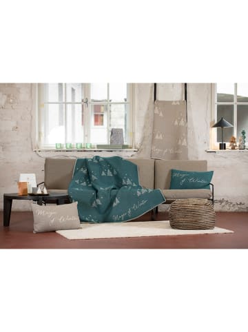 David Fussenegger Kissenhülle "Diva - Magic of Winter" in Türkis