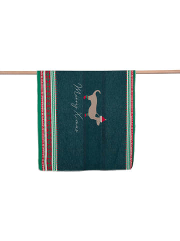 David Fussenegger Haustierdecke "Merry X-Mas" in Grün