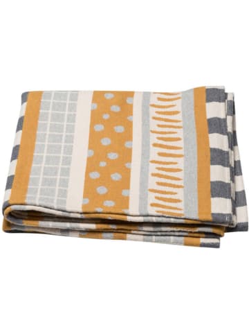 David Fussenegger Spieldecke "Nova - Mustermix" in Gelb/ Grau