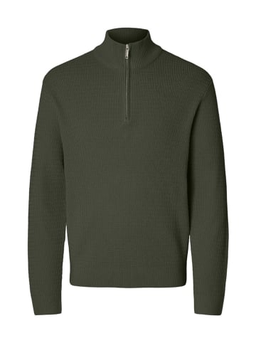 SELECTED HOMME Pullover "Theo" in Khaki