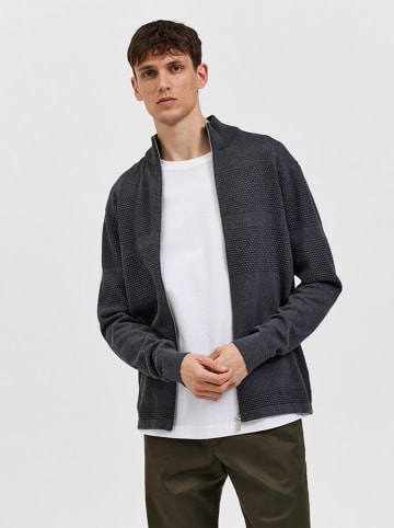 SELECTED HOMME Sweatjacke "Maine" in Grau