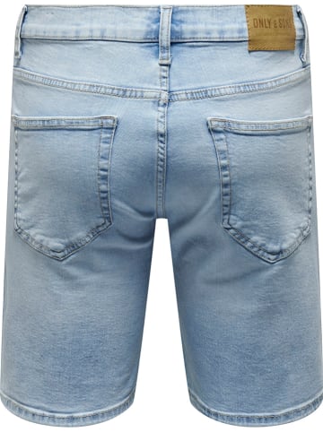 ONLY & SONS Jeansshorts "Weft" in Hellblau