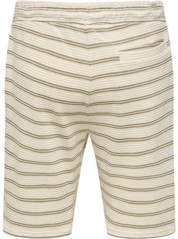 ONLY & SONS Sweatshorts "Ian" in Beige/ Creme