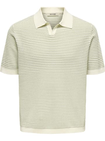 ONLY & SONS Poloshirt "Kian" in Creme
