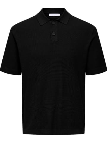 ONLY & SONS Poloshirt "Tony" in Schwarz