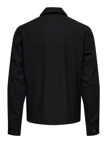 ONLY & SONS Hemdjacke "Miro" in Schwarz