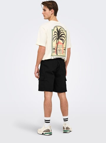 ONLY & SONS Shorts in Schwarz