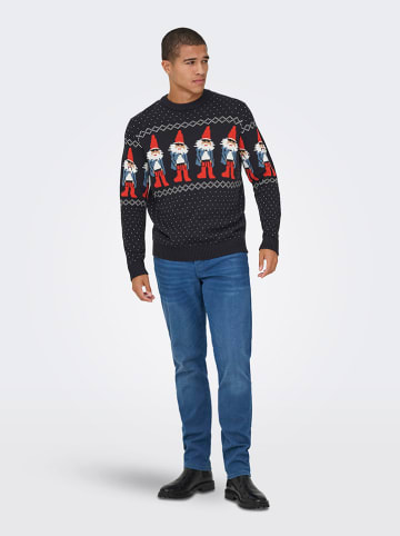 ONLY & SONS Pullover in Schwarz