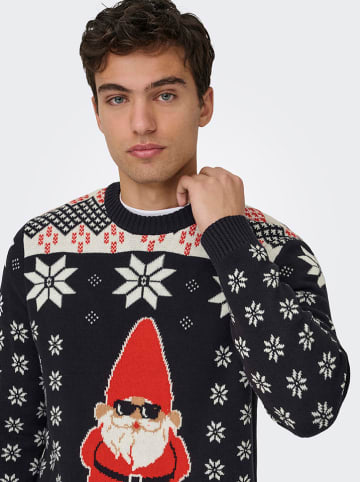 ONLY & SONS Pullover in Schwarz