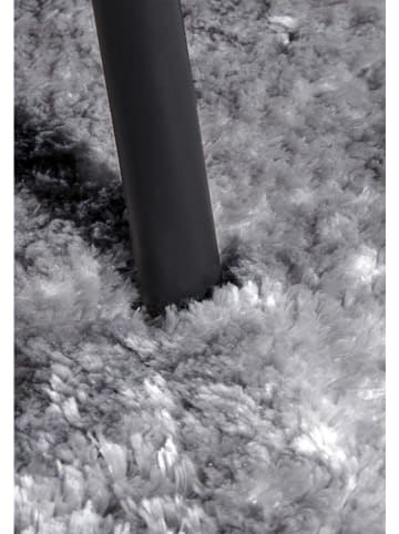 Elle Decoration Hochflor-Teppich "Calida" in Hellgrau