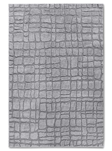 Elle Decoration Hochflor-Teppich "Artistique" in Hellgrau