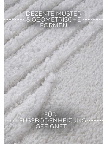 Elle Decoration Hoogpolig tapijt "Bartoux" wit