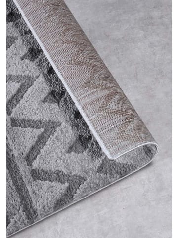 Elle Decoration Hochflor-Teppich ''Itinerance'' in Grau