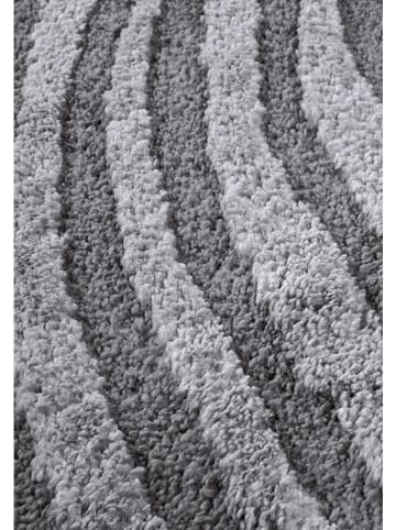 Elle Decoration Hochflor-Teppich "Pigment" in Hellgrau