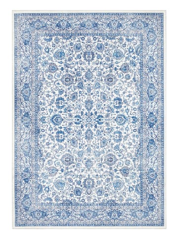 Elle Decoration Kurzflor-Teppich "Maschad" in Hellblau
