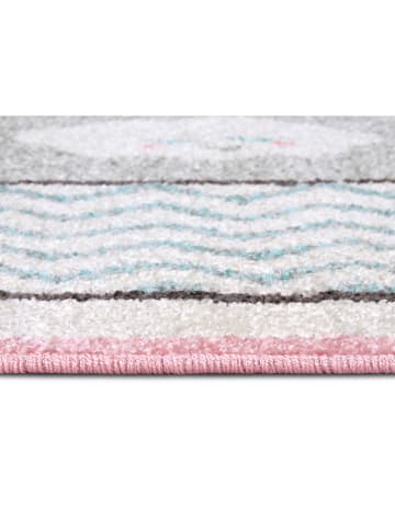 Hanse Home Kurzflor-Teppich "Bouncy" in Weiß/ Rosa