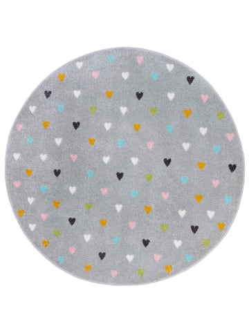 Hanse Home Kurzflor-Teppich "Little Hearts" in Grau