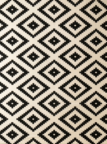 Hanse Home Kurzflor-Teppich "Hamla" in Schwarz/ Creme