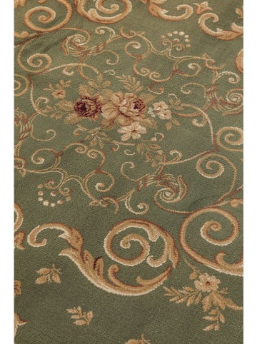 Nouristan Laagpolig tapijt "Obe" olijfgroen