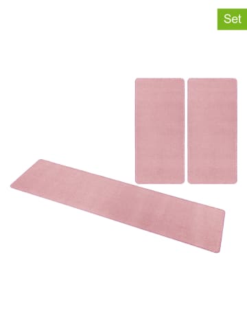 Hanse Home Dywany (3 szt.) "Nasty" w kolorze jasnoróżowym